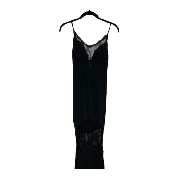 STONE COLD FOX Edwin Black Lace Cutout Bodycon Trumpet Maxi Gown Size XS/Small - Picture 8 of 9